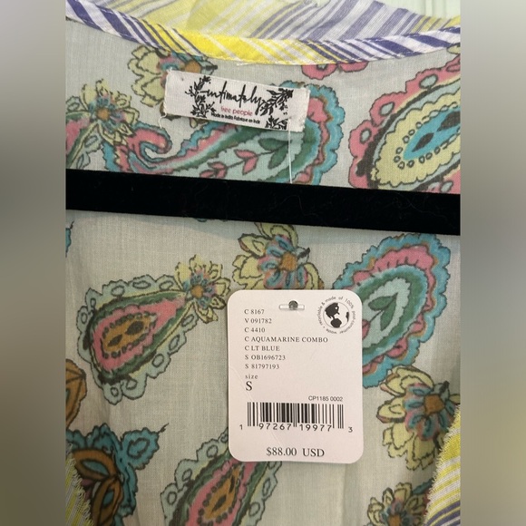 FREE PEOPLE Watching Waves Romper - Size Small - Picture 5 of 6